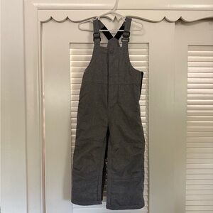 GAP Toddler Overalls in Charcoal